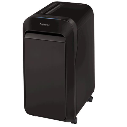 FELLOWES LX220 DISTRUGGIDOCUMENTI A MINIFRAMMENTO CESTINO 30LT CAPACITA' 20 FOGLI NERO